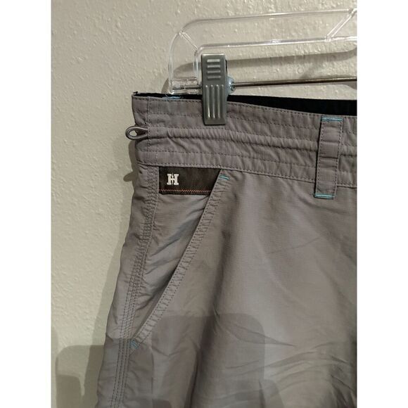 Howler Bros Shorts Mens Sz 33 Horizon Hybrid 2.0 Gray Nylon Ripstop Self Drain - Picture 2 of 9